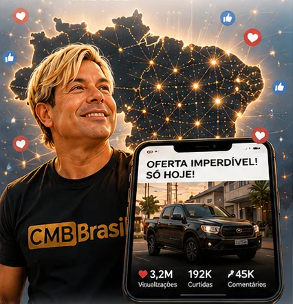 Paulo alcançando uma audiência nacional através das redes sociais